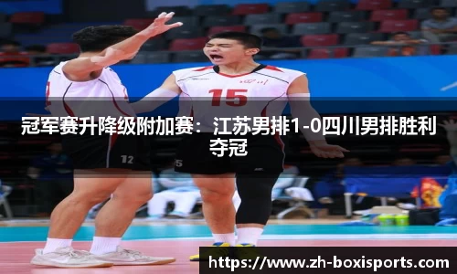 冠军赛升降级附加赛：江苏男排1-0四川男排胜利夺冠